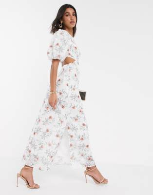 asos broderie maxi dress