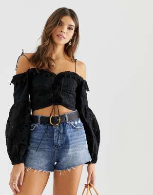 asos off the shoulder top