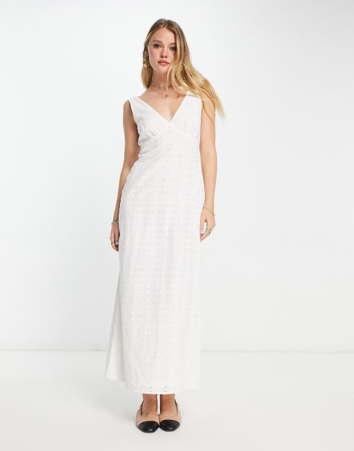 White v store neck sundress