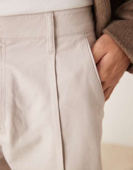 ASOS DESIGN - Broek met ballonpijpen en siernaden in grijs, 5 van 5