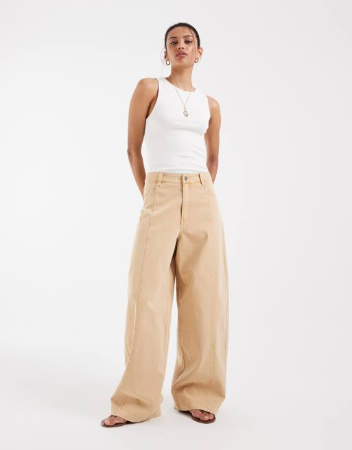 ASOS DESIGN - Broek met ballonpijpen in toffee bruin, 2 van 5