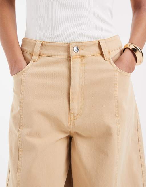 ASOS DESIGN - Broek met ballonpijpen in toffee bruin, 4 van 5