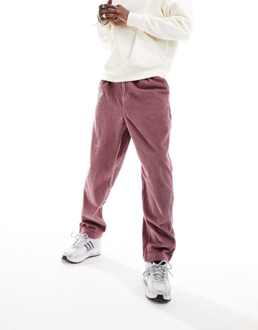 ASOS DESIGN - Broek met ballonpijpen van corduroy in mauve