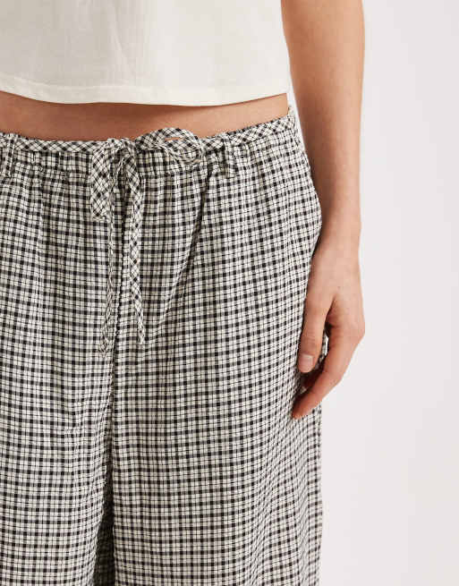 ASOS DESIGN - Broek met elastische taille en gingham ruit, 5 van 5