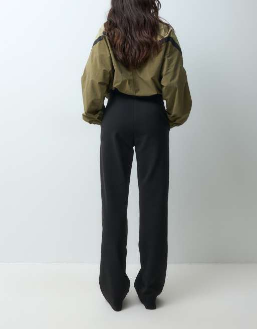 ASOS DESIGN broek met rechte pijpen in zwart, 5 van 5