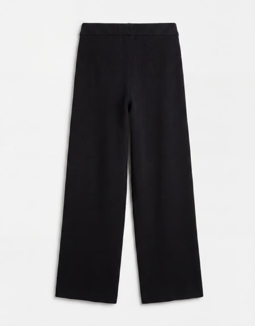 ASOS DESIGN - Broek met wijde pijpen in zwart, deel van co-ord set, 7 van 11