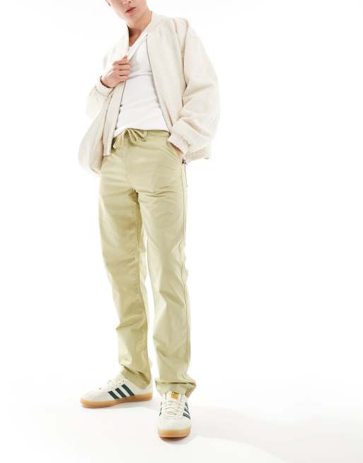 ASOS DESIGN - Broek van ripstop met rechte pasvorm in beige