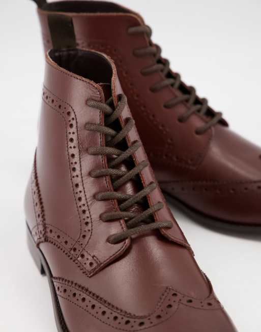 Asos on sale brogue boots