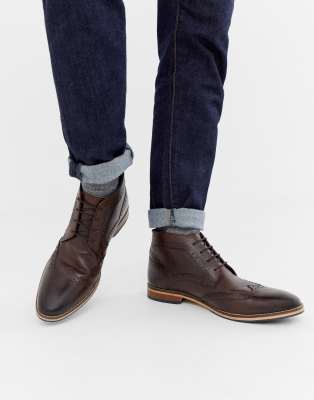 asos mens brogue boots