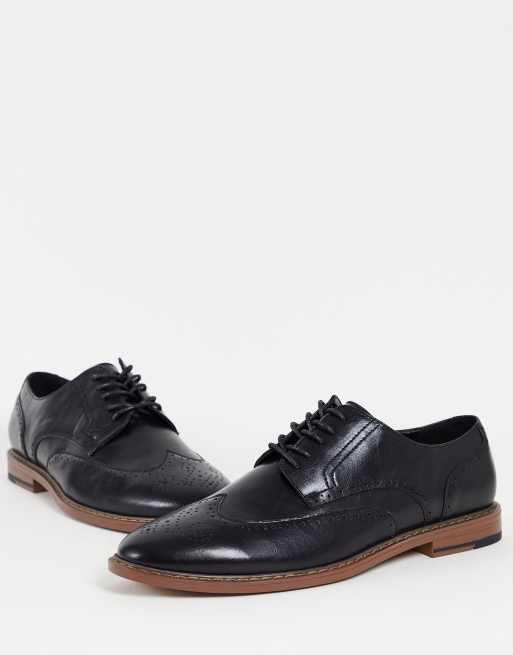 Asos design cheap brogue shoes