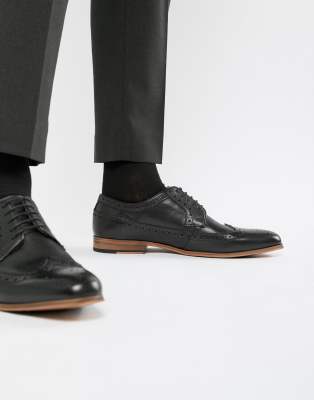 asos leather brogues