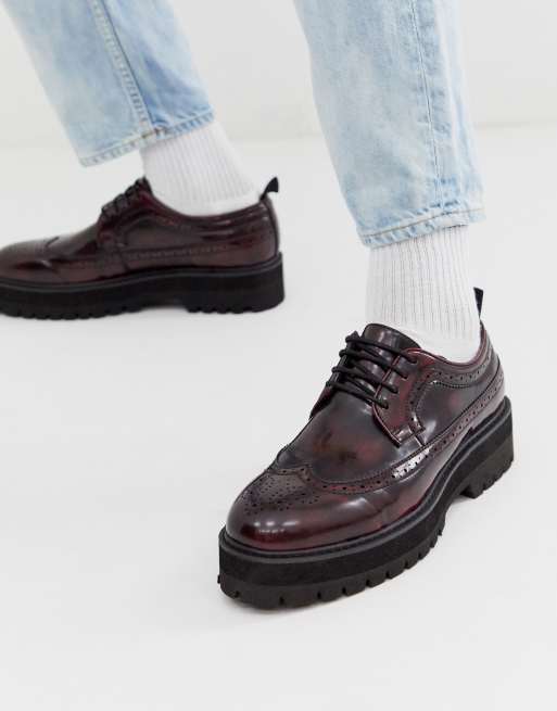 Asos design brogue on sale shoes