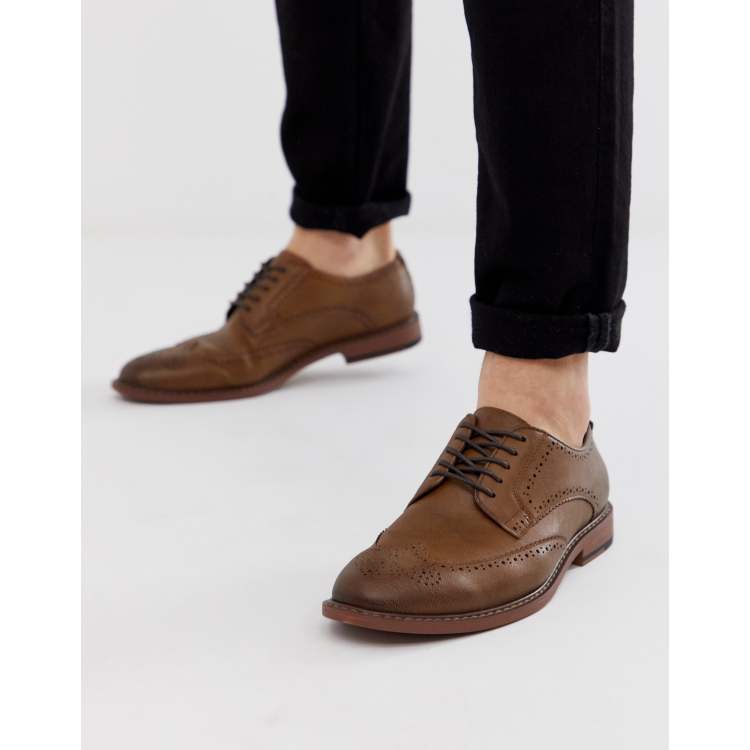 Asos clearance tan brogues