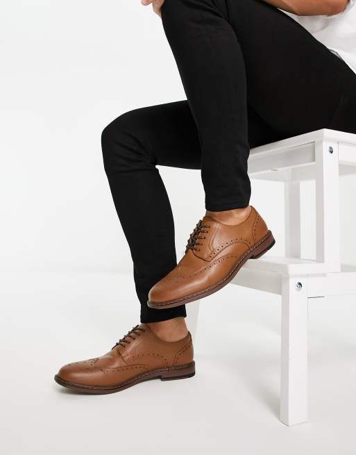 Asos design brogue on sale shoes