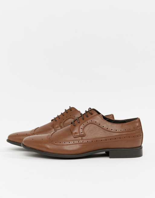 Asos hot sale tan brogues