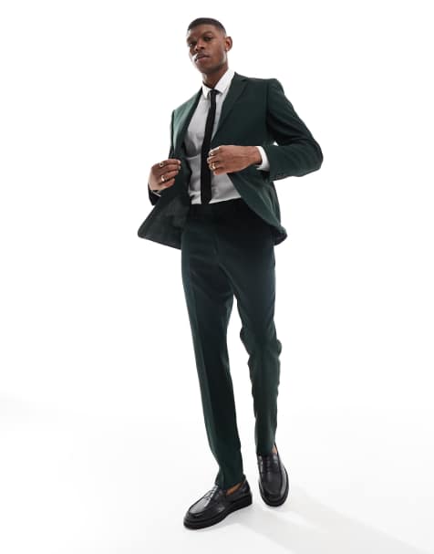 ASOS DESIGN - Bruiloft - Skinny pantalon in groen - view 1