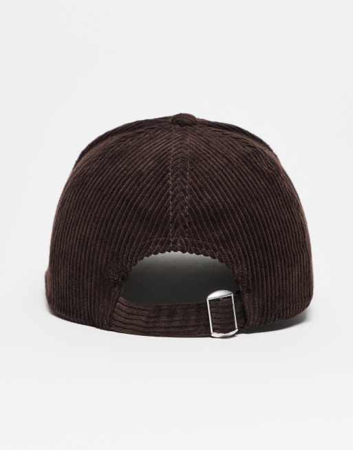ASOS DESIGN – Brun baseball-keps i manchester, 3 av 4