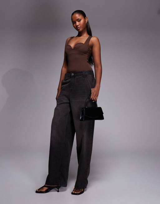 ASOS DESIGN – Brun body med kupor och lager, 2 av 4
