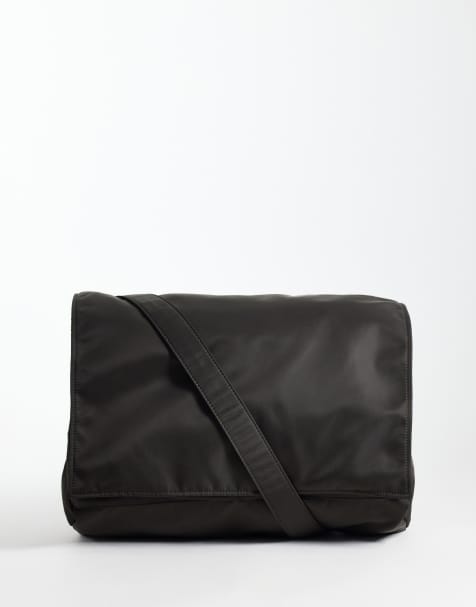 ASOS DESIGN - Brun crossbody-taske i nylon - view 1