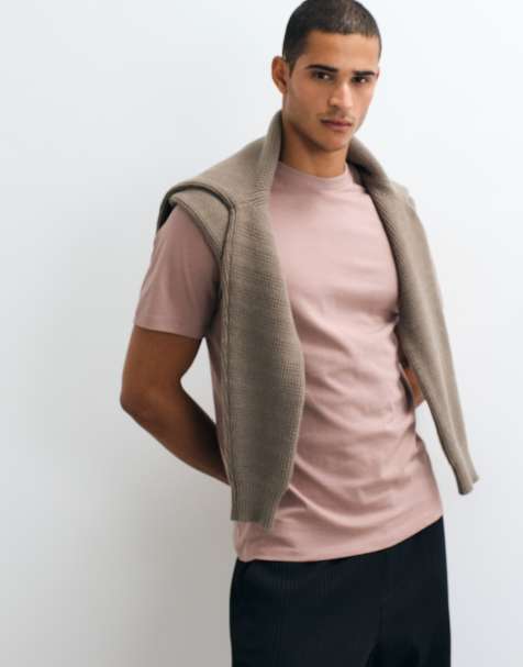ASOS DESIGN – Brun, enkel t-shirt i regular fit - view 1