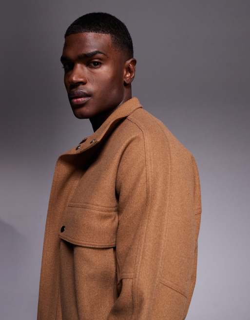 ASOS DESIGN – Brun harrington-jacka, 4 av 5