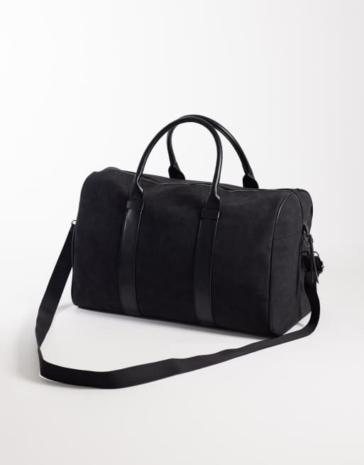 ASOS DESIGN - Brun hold-all-taske i imiteret ruskind, 4 af 4