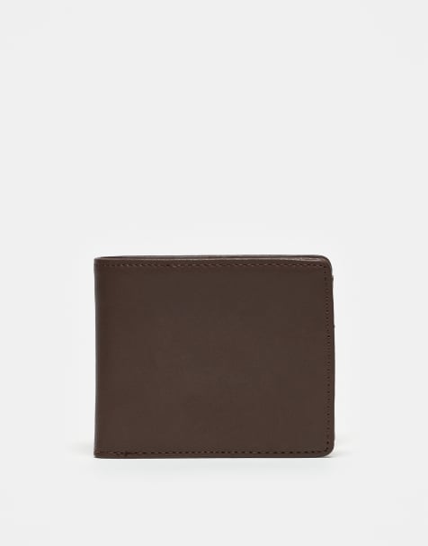 ASOS DESIGN – Brun plånbok i läder - view 1