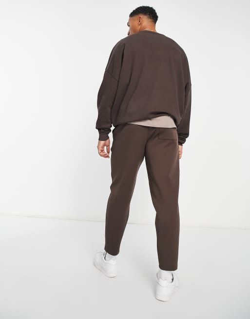 ASOS DESIGN – Brun sweatshirt i extreme oversize-modell, 2 av 4
