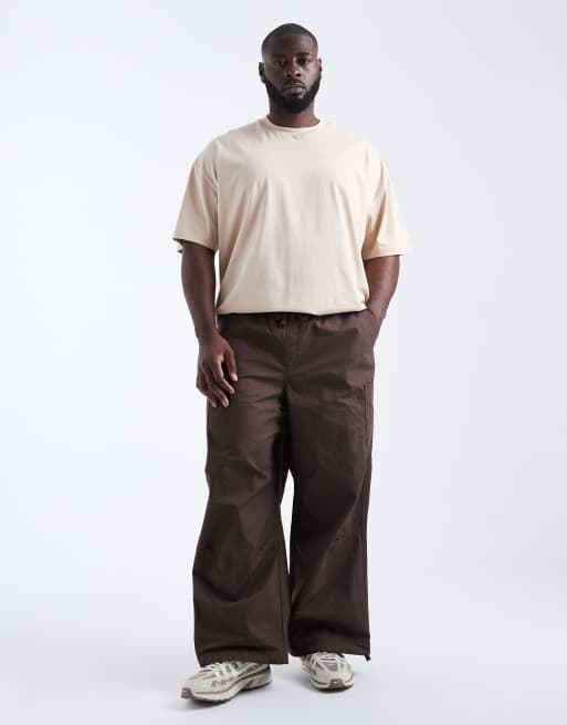ASOS DESIGN – Bruna, baggy cargobyxor i ripstop och oversize, 2 av 5