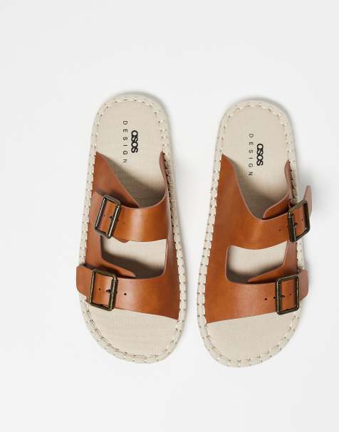 ASOS DESIGN – Bruna espadriller med två remmar - view 1