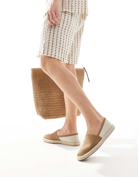 ASOS DESIGN – Bruna espadrillos i canvasmix - view 1