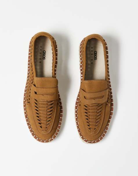 ASOS DESIGN – Bruna espadrillos med vävda detaljer - view 1