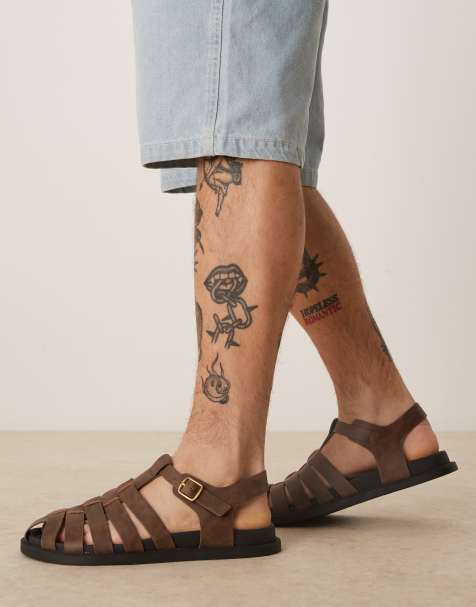 ASOS DESIGN – Bruna fiskarsandaler - view 1