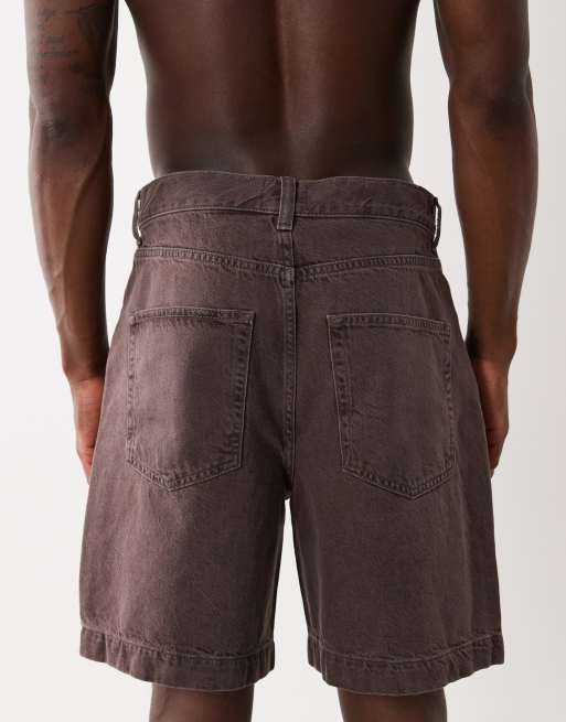 ASOS DESIGN – Bruna, halvlånga jeansshorts, 4 av 5
