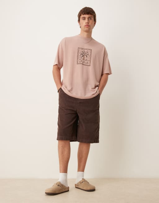 ASOS DESIGN – Bruna, långa jorts i manchester