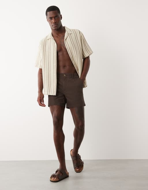 ASOS DESIGN – Bruna, mellanlånga chino-shorts med extra smal passform, 2 av 5