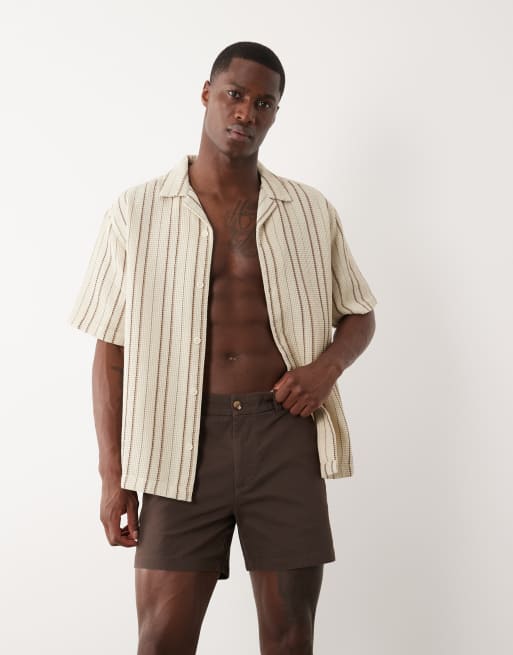 ASOS DESIGN – Bruna, mellanlånga chino-shorts med extra smal passform, 3 av 5