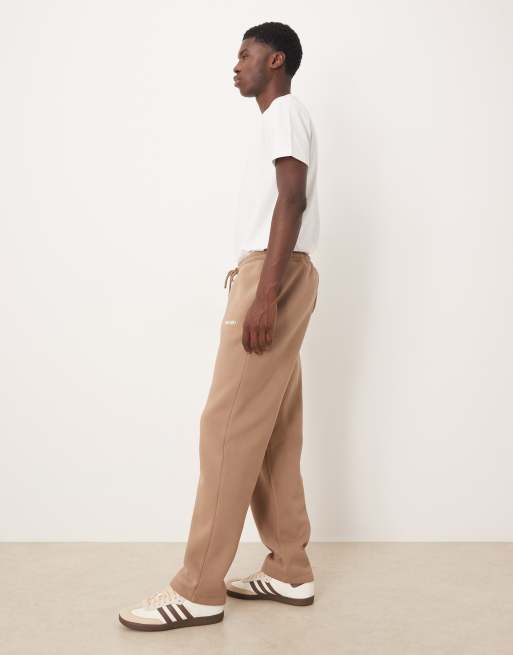 ASOS DESIGN – Bruna mjukisbyxor i oversize med tryck, 3 av 5