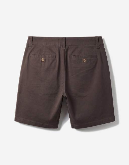 ASOS DESIGN – Bruna, skinny chino-shorts i mellanlång modell, 7 av 7