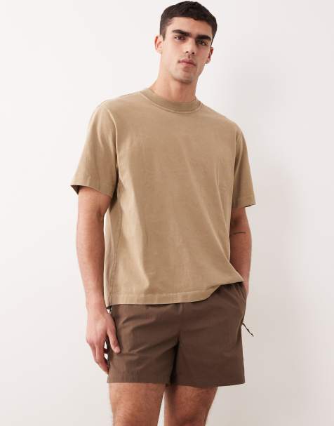 ASOS DESIGN – Bruna, vida, halvlånga shorts i elastisk nylon med passpoaler - view 1