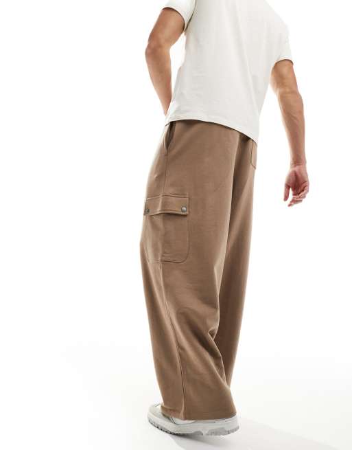 ASOS DESIGN - Brune bukser med ballonben og cargolomme, 3 af 5