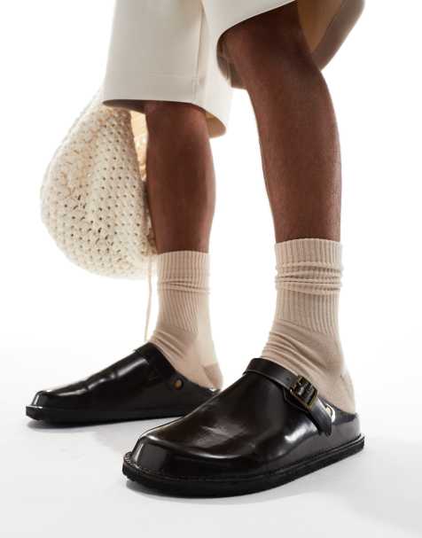ASOS DESIGN - Brune mule-loafers i clogs-stil - view 1
