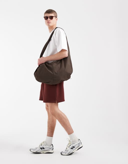 ASOS DESIGN - Brune oversized jerseyshorts, 2 af 5