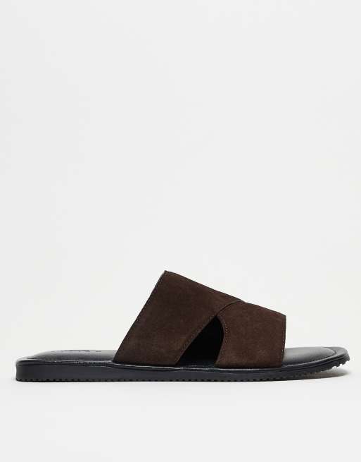 ASOS DESIGN - Brune sandaler med stropper i ruskind, 2 af 4