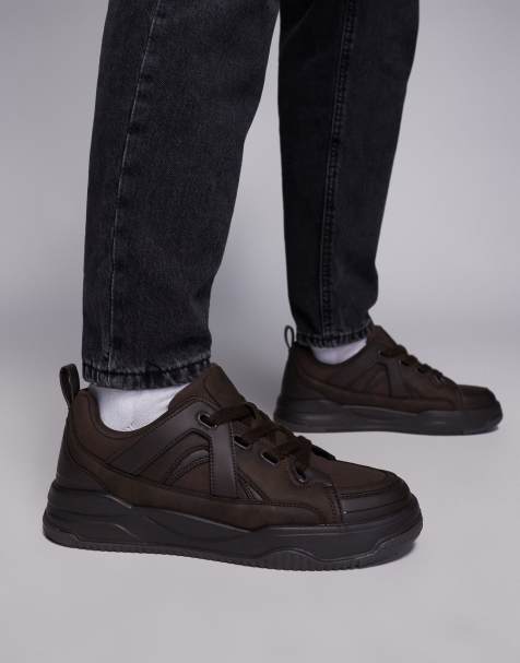 ASOS DESIGN - Brune skater-sneakers - view 1