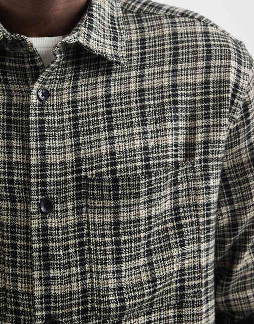 ASOS DESIGN – Brunrutig, avslappnad skjorta, 5 av 5