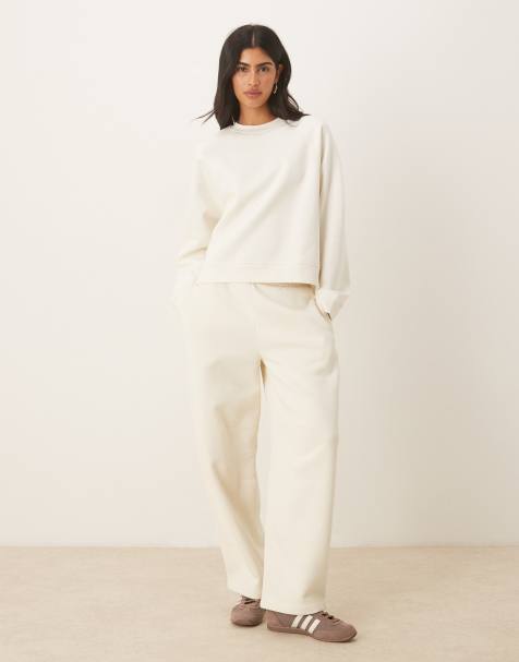ASOS DESIGN brushback set in cream - view 1
