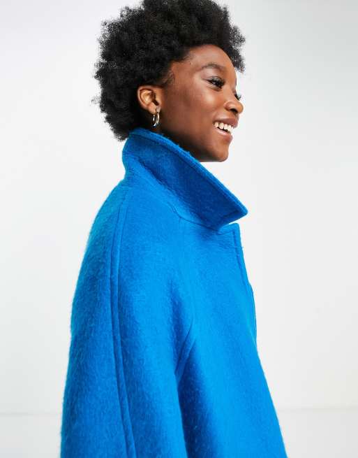 Asos blue coat hotsell