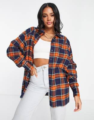 womens checked shirt