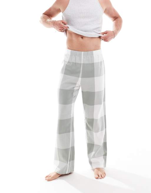 Checked lounge pants hotsell